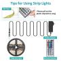 LED Strip Lights, Lampee 16.4ft 12V Flexible RGB Lights Color Changing, 5050 SMD Rope Light Kit with Remote Controller and 150 LEDs for Home, Kitchen, Bedroom, DIY Decoration