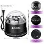 Party Lights,SOLMORE Disco Ball Disco Lights DJ Light Strobe Lamp Stage Strobe Effects Sound Activated Party Lights for Home Room Dance Parties Birthday Bar Karaoke Xmas Wedding Show Club Pub