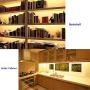 JUNWEN Flexible LED Strip Lights, Warm White,16.4ft 300LEDS 2835 LED Ribbon, String Light, 12V Tape Lights, Non Waterproof, Under Cabinet Childrens Rooms Hallway Staircase Corridor Collectable