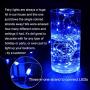 BINZET 33Ft Fairy Lights - With 100 Leds 16 [Multi] Colors Changing Starry String Lights - Remote Controlled Waterproof Twinkle Lights for Bedroom Party Halloween Christmas Decor [USB Style with Plug]