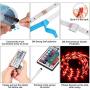WenTop Led Strip Lights 32.8ft for Bedroom with Remote (2 Rolls of 16.4ft)