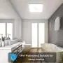 Airand 18W LED Ceiling Light, 10.6 inch Square 1800lm Ceiling Light Fixture Flush Mount, 5000K Waterproof IP44 Ceiling Lamp for Bathroom,Kitchen,Closet,Bedroom,Living Room,Hallway,Office, and More Airand 18W LED Ceiling Light, 10.6 inch Square 1800lm Ceiling Light Fixture Flush Mount, 5000K Waterproof IP44 Ceiling Lamp for Bathroom,Kitchen,Closet,Bedroom,Living Room,Hallway,Office, and More