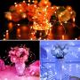 Hrabn Fairy Lights 32.8FT USB Led Lights Dream Christmas Lights Upgraded 100 LEDs Larger RGB Bulb Brighter Color Changing with 12 Modes for Christmas Bedroom Home Wedding Party Decoration