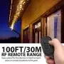 Fosmon Outdoor Indoor Wireless Remote Control Outlet - UL Listed (3 Receiver, 1 Remote), (13A 125V 1625W) Heavy Duty Waterproof Electrical Plug in Remote Light Switch, Individually On/Off Controlled