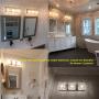 Wall Sconce with Crystal Drops,Polished Chrome Finish,Femony 3-Light Wall Light Fixtures for Living Room Bedroom,Hallway and Bathroom