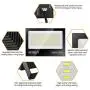 STASUN LED Flood Light, 2 Pack 200W 20000lm Security Floodlights, 100-256V, 6000K Daylight White, IP66 Waterproof Super Bright Work Light, Outdoor Flood Light for Parking Lot, Playground, Court, Yard