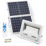 Solar Flood Lights Outdoor - 100W Solar Powered Street Light, 120 LEDs 6000 Lumens Waterproof IP66 with Remote Control Security Lighting for Yard, Garden, Gutter, Swimming Pool, Path