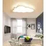 LAKIQ Modern Creative Acrylic LED Lights Cloud Shape Children Room Ceiling Light Flush Mount Ceiling Chandelier Lighting Fixture for Kids Bedroom Kindergarten Living Room(21.5,Warm Light)