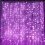 Funpeny Window Curtain String Light, 300 LED 8 Lighting Modes Fairy Lights Remote Control USB Powered, Waterproof Lights for Christmas Bedroom Party Wedding Home Garden Wall Decorations, Purple Funpeny Window Curtain String Light, 300 LED 8 Lighting Modes Fairy Lights Remote Control USB Powered, Waterproof Lights for Christmas Bedroom Party Wedding Home Garden Wall Decorations, Purple