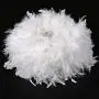 Waneway Feather Lamp Shade for Ceiling Pendant Light, Lampshade for Table Lamp and Floor Lamp for Living Room, Bedroom, Wedding or Party Decoration, Diameter 15.7 inches, White