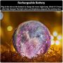 Zermurd Moon Lamp Kids Night Light, Dimmable 3D Printed Galaxy Lamp 16 Colors USB Rechargeable Lunar Lamp Touch & Remote Control 5.9inch Globe Night Light for Baby Kids Friends Birthday