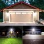 Dusk-to-Dawn Security Lights with Motion Sensor, 5000K Daylight White, ETL Certified, IP65 Outdoor, 110V 120V Dual-Head Rotatable LED Flood Light for Porch, Garage, Yard, Driveway, EMANER Dusk-to-Dawn Security Lights with Motion Sensor, 5000K Daylight White, ETL Certified, IP65 Outdoor, 110V 120V Dual-Head Rotatable LED Flood Light for Porch, Garage, Yard, Driveway, EMANER