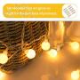 Globe String Lights for Bedroom, Super Cute Fairy Led Hanging Lights for Kids Room, Wall Decorative Indoor, Living Room, Outdoor Patio