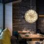Senna House, SH-62368, Pendant Lamp, Modern Simple LED Chandelier,Globe Crystal Pendant Light, Dandelion Hanging Light, Pearl Flower Hanging Lamp for Bar, Living Room, Dining Room, Cafe