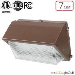 LED Wall Pack Fixture, 90W (400W MH Replacement), 0-10V Dimmable, 5000K, 10780LM, DLC 4.2 & ETL, Made with Real Glass, Waterproof Rated, Outdoor Lighting