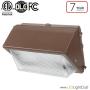 LED Wall Pack Fixture, 90W (400W MH Replacement), 0-10V Dimmable, 5000K, 10780LM, DLC 4.2 & ETL, Made with Real Glass, Waterproof Rated, Outdoor Lighting