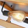 Maxax Flush Mount Ceiling Light Farmhouse Flush Mount Close to Ceiling Lamp 2-Light for Kitchen Island Dining Room Bedroom Foyer Hallway