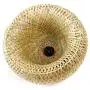 TFCFL Bamboo Wicker Rattan Pendant Lighting, Chandelier Hollow Woven Lampshade Hanging Light Ceiling Lighting Fixture for Kitchen Island, Dining Room D14.96''