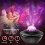 Star Projector Night Light Ocean Wave Projector w/LED Nebula Cloud Works with Alexa, Google Home, Night Light Ambiance with Music Speaker for Kids Adults Bedroom Party Birthday Wedding Home Theatre