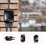 BN-LINK 7 Day Outdoor Heavy Duty Digital Programmable Timer BND/U58S, Dual Outlet, Weatherproof, Heavy Duty, Accurate For Lamps Ponds Christmas Lights 1875W 1/2HP