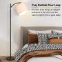 Befano Floor Lamps for Living Room, Bright Tall Lamp with Treadle-Operated, Ajustable 360°Lampshade and Modern Long Lifespan Energy-Saving Floor Lamps for Bedroom, Office
