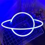 iceagle Planet Light Neon Signs Neon Lights for Wall Decor,USB or Battery LED Signs for Bedroom, Decorative Neon Light Sign for Christmas,Birthday Party, Living Room, Girls,Kids Room