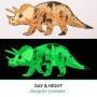 Dinosaur Wall Decals for Boys Girls Room, Glow In The Dark Stickers, Large Removable Vinyl Decor for Bedroom, Living Room, Classroom -Cool Light Art, Kids Birthday Christmas Gift ,Toddlers and Teens .
