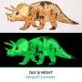 Dinosaur Wall Decals for Boys Girls Room, Glow In The Dark Stickers, Large Removable Vinyl Decor for Bedroom, Living Room, Classroom -Cool Light Art, Kids Birthday Christmas Gift ,Toddlers and Teens .