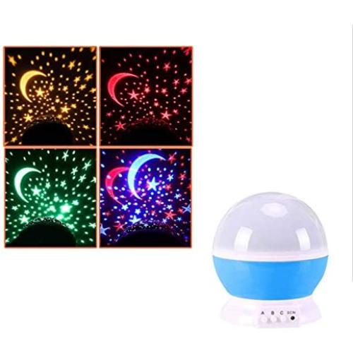 Childrens Star Night Light 360 Degree Rotating Star Projector is Best for Childrens Baby Bedroom and Party Decoration