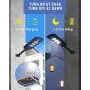 BILLSTARS Solar Street Light, 6000LM LED Solar Panel Powered Outdoor Lights, 6500K Cool White LED Street Light for Wall Mounted or Pole Mounted, Solar Street Lights Outdoor with Motion Sensor BILLSTARS Solar Street Light, 6000LM LED Solar Panel Powered Outdoor Lights, 6500K Cool White LED Street Light for Wall Mounted or Pole Mounted, Solar Street Lights Outdoor with Motion Sensor