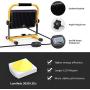 Ustellar 60W LED Work Light, 6000lm (450W Equivalent) IP65 Waterproof Portable Flood Lights with Stand, Outdoor Job Site Worklight for Workshop, Construction Site, 6000K Daylight White Ustellar 60W LED Work Light, 6000lm (450W Equivalent) IP65 Waterproof Portable Flood Lights with Stand, Outdoor Job Site Worklight for Workshop, Construction Site, 6000K Daylight White