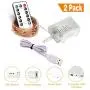 Aluan Fairy Lights 2 Pack 100 LED 33 FT Copper Wire Christmas Lights USB & Battery Powered Waterproof LED String Lights with 8 Modes for Indoor Outdoor Bedroom Wedding Party Patio Decor, Warm White Aluan Fairy Lights 2 Pack 100 LED 33 FT Copper Wire Christmas Lights USB & Battery Powered Waterproof LED String Lights with 8 Modes for Indoor Outdoor Bedroom Wedding Party Patio Decor, Warm White
