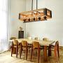 XIPUDA Kitchen Island Lighting Industrial Farmhouse Pendant Light Dinning Room Chandeliers Rustic Pendant Light Fixtures