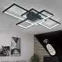 LED Ceiling Light Dimmable Living Room Kitchen Island Table Light Fixture With Remote Control, Modern Dining Room Flush Mount Acrylic Chic Design Ceiling Chandeliers Lighting for Bedroom Bathroom Lamp LED Ceiling Light Dimmable Living Room Kitchen Island Table Light Fixture With Remote Control, Modern Dining Room Flush Mount Acrylic Chic Design Ceiling Chandeliers Lighting for Bedroom Bathroom Lamp