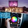 LED Strip Lights Kit 50ft(15M), Waterpoof Smart WiFi Wireless Phone Controlled Light Strip Kit 5050 RGB Works with Google Assistant and Alexa,for TV,Bedroom,Party and Home Decoration