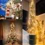 BHCLIGHT 66Ft 200 LED Fairy Lights Plug in, Waterproof String Lights Outdoor 8 Modes Copper Wire Lights Bedroom Decor, Twinkle Lights for Girls Room Garden Christmas Party Wedding (Warm White)