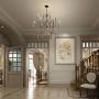 LALUZ A03483 Farmhouse Wood Chandeliers for Dining Rooms 9 Distressed French Country Lighting, D39 xH38