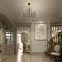 LALUZ A03483 Farmhouse Wood Chandeliers for Dining Rooms 9 Distressed French Country Lighting, D39 xH38