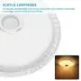 SOOTOP LED Music Ceiling Light, Imitating Crystal Border with Bluetooth Speaker Ceiling Crystal Lamp for Living Room Bedroom, Dimmable White Warm Light RGB Color Changing SOOTOP LED Music Ceiling Light, Imitating Crystal Border with Bluetooth Speaker Ceiling Crystal Lamp for Living Room Bedroom, Dimmable White Warm Light RGB Color Changing