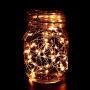 TenSteed Fairy String Lights, 2 Pack Fairy Lights Battery Operated 7.2 ft 20 LED Mini String Lights Waterproof Copper Wire Firefly Starry Lights for Wedding Bedroom Party Christmas Decor(Warm White)