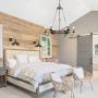 Lampundit 6 Light Rustic Farmhouse Chandelier, Dining Room Lighting Fixtures Hanging Metal Finish, Wagon Wheel Pendant Light with French Country Style Candles for Kitchen Island Lighting