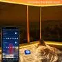 82Ft/25m LED Strip Lights，Micomlan Music Sync Color Changing RGB LED Strip Built-in Mic, Bluetooth APP Controlled LED Lights Rope Lights, 5050 RGB LED Light Strip(APP+Remote+Mic+Music )