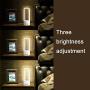 COZOO 3 Way Dimmable Touch Bedside Table Lamp with 2 USB Charging Ports and 1 Type C Port,LED RGB Light for Bedroom/Nightstand/Living Room