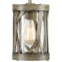 Glass Shade Pendant Lighting Farmhouse Pendant Light Kitchen Island Rustic Wood Grain Finish Lighting Fixtures Ceiling Hanging