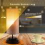 Touch Control BedsideTable Lamp - Moobibear Stepless Dimmable Nightstand Lamp with USB Charging Port, Modern Desk Reading Lamp for Bedroom, Living Room, Kids Room, College Dorm, LED Bulb Included