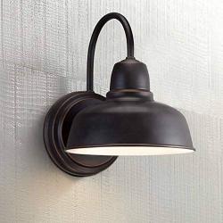 Rustic Outdoor Wall Light Fixture Bronze 11 1/4'' Urban Barn Farmhouse for Exterior House Porch Patio - John Timberland