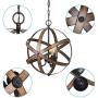 DEWENWILS 3-Light Farmhouse Chandeliers Industrial Pendant Lighting Metal Ceiling Light Fixture Hanging Light for Dining Room Kitchen Island Living Room Bedroom Foyer, ETL Listed