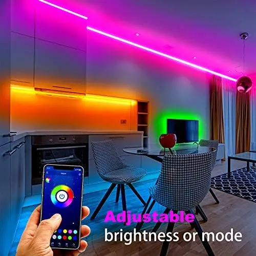 50ft Led Lights Bluetooth dalattin Led Lights for Bedroom with App