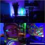 UV LED Black Light, LECIEL 10W Portable Blacklight for UV Poster, UV Art, Bedroom, for Halloween and Blacklight Parties