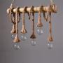 LightInTheBox Vintage Pendent Light Rustic/Lodge Country Style 60W E26/E27 Cluster Design Lighting Ambient Light Wood Decoration Included 6 Bulbs Fixture Living Room Bedroom Kitchen Dining Room
